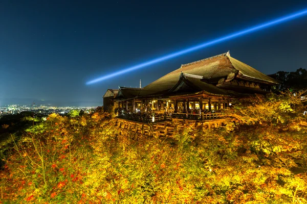 Kiyomizu-dera temple v Kjótu — Stock fotografie