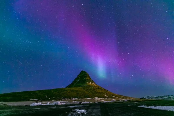 De Northern Light in IJsland — Stockfoto