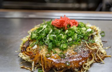 Okonomiyaki Japon pizza