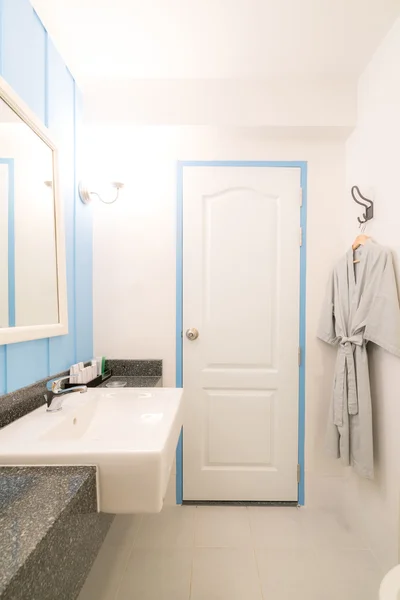 Toalett badrum inredning — Stockfoto