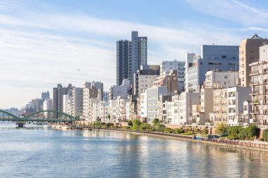 Japonya Tokyo siluetinin