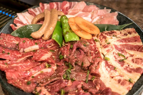 Ensemble de viande Yakiniku — Photo