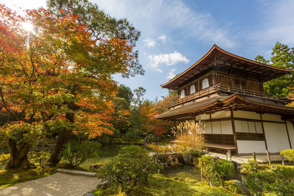 Ναός Ginkakuji Κιότο — Φωτογραφία Αρχείου