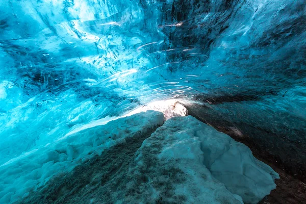 İzlanda'daki buz Mağarası — Stok fotoğraf