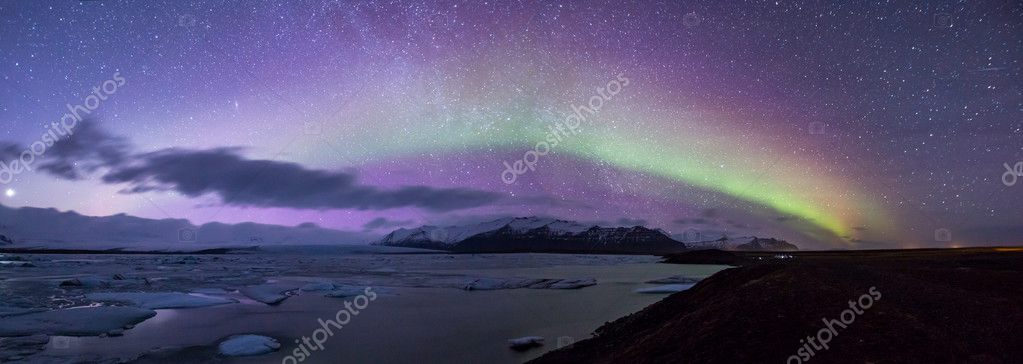 The Northern Light in Iceland — Stock Photo © vichie81 #127681252