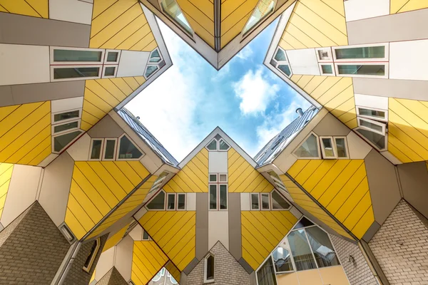 鹿特丹的立方体房屋 — 图库照片
