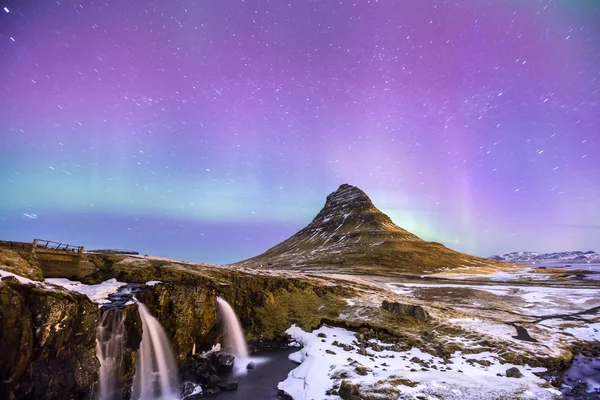 De Northern Light in IJsland — Stockfoto