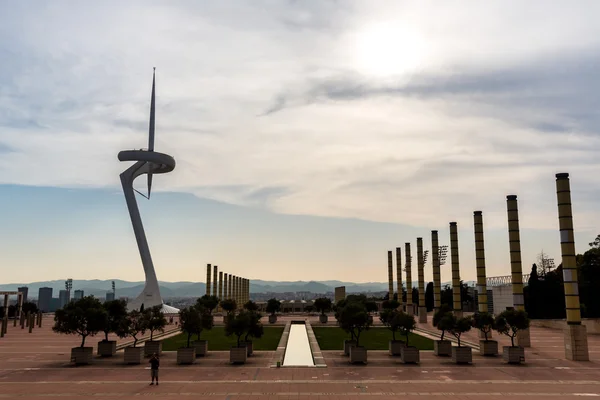 Wieżę Calatrava w Barcelonie — Zdjęcie stockowe