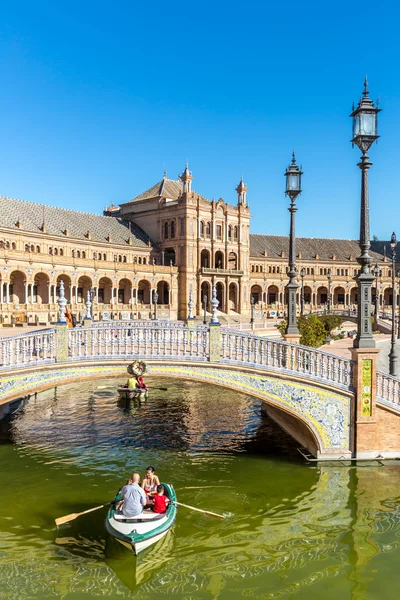 Spanska torget i Sevilla — Stockfoto