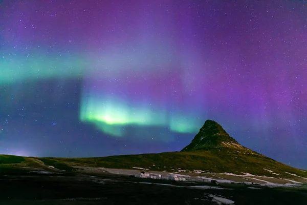 Das Nordlicht in Island — Stockfoto