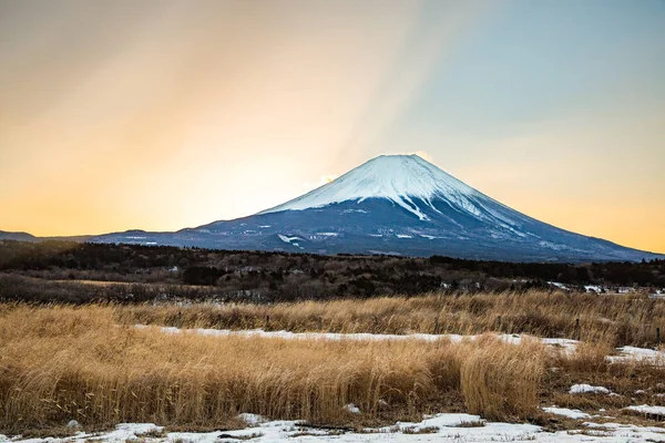 Sonnenaufgang am Fuji-Berg — Stockfoto
