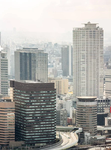 Osaka Cityscape Japonya — Stok fotoğraf