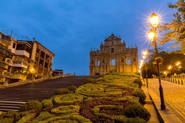 Macau kalıntıları St. Pauls — Stok fotoğraf