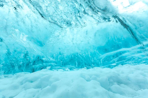 Iceland caverna de gelo — Fotografia de Stock