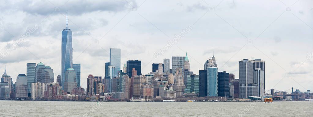 Lower Manhattan NYC  Panorama