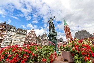 Justitia statue in Frankfurt
