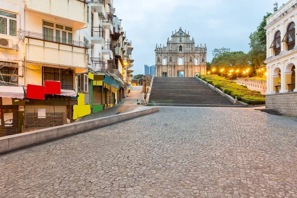 Ruínas de Macau de São Paulinho — Fotografia de Stock