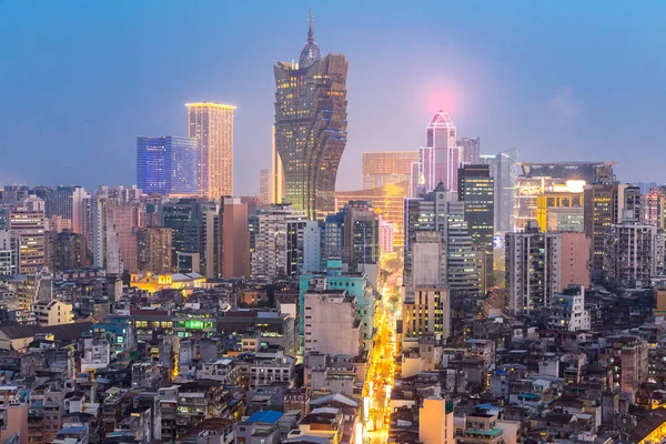 Panorama urbano di Macao skyline — Foto Stock