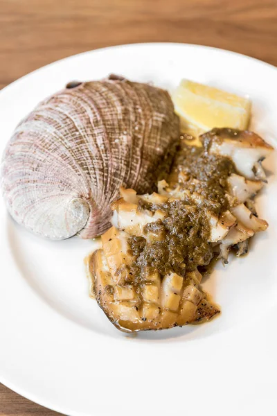 Japanese Abalone steak — Stock Photo, Image