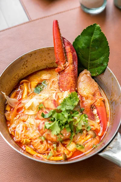 Fresh Lobster Noodles — Stock Photo, Image