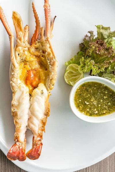 Grilled tiger river Prawn — Stock Photo, Image