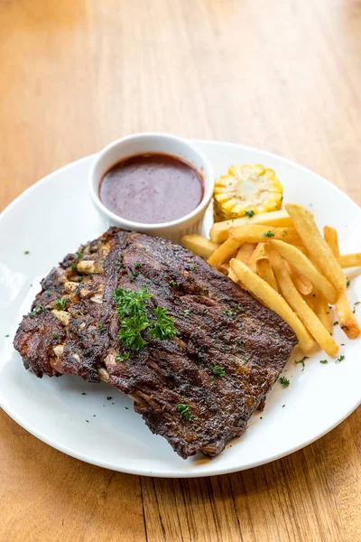 Grilled Barbecued Pork — Stock Photo, Image