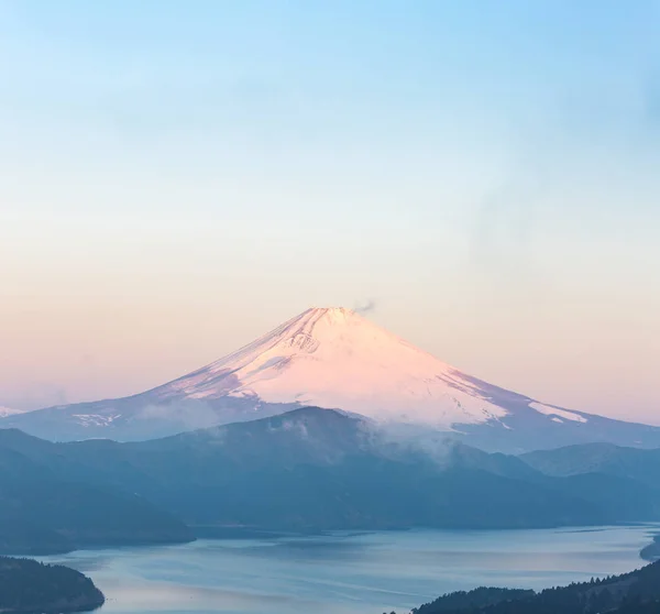 Jezero a hora Fudži — Stock fotografie
