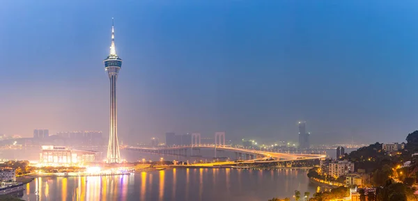 Torre de Macau à noite — Fotografia de Stock