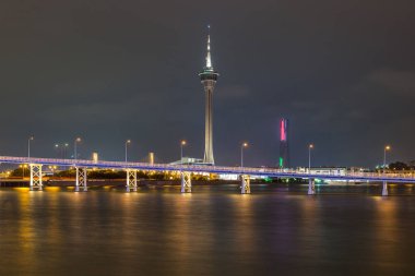 Macau kule ile kentsel ladscape