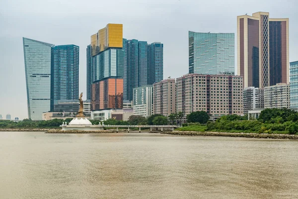 Skyline van Macau stadsgezicht — Stockfoto