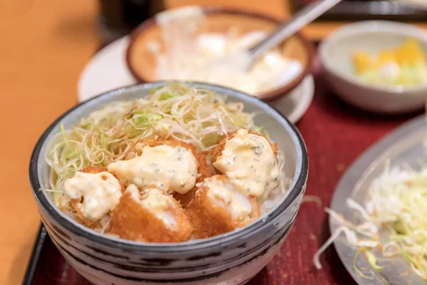 Японская еда ebi katsu — стоковое фото