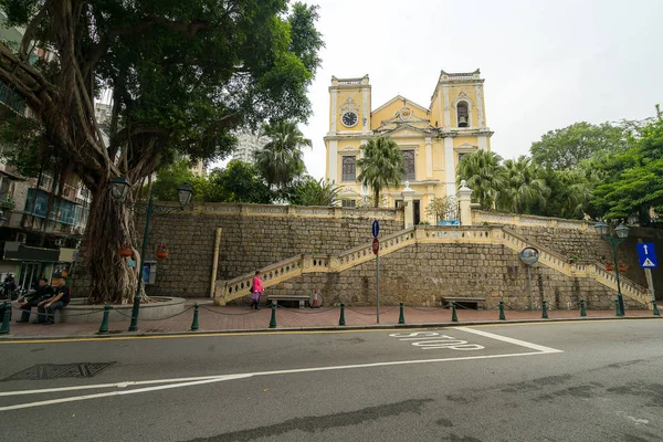 Kostele sv. Vavřince Macao — Stock fotografie