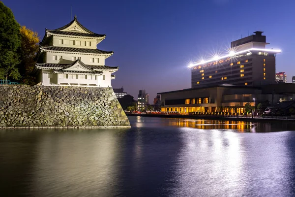 Castello di Nagoya di notte — Foto Stock