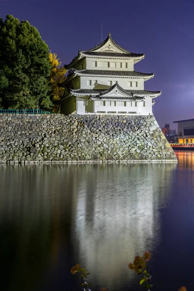 夜の名古屋城 — ストック写真