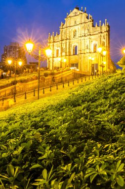 Macau kalıntıları St. Pauls 