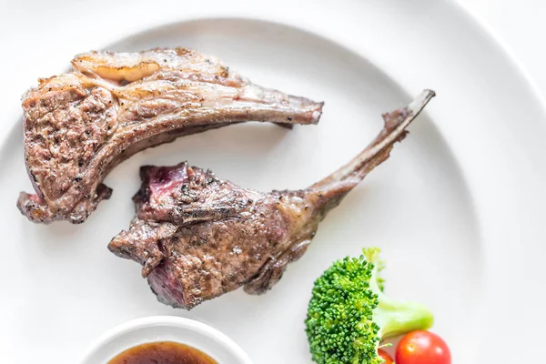 Gegrilde lamb biefstuk — Stockfoto