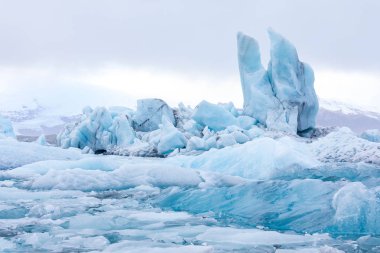 İzlanda'daki Jokulsarlon lagoon