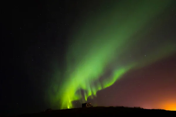 Aurora de luz boreal — Foto de Stock