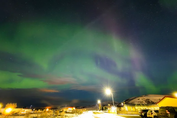Βόρειο φως Aurora — Φωτογραφία Αρχείου