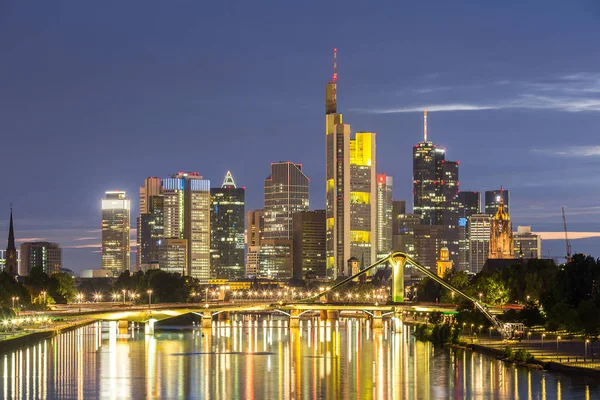 Alemania Frankfurt Skylines — Foto de Stock