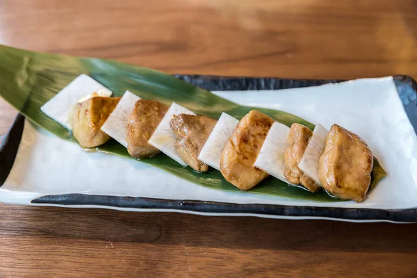 Grilled foie grass — Stock Photo, Image