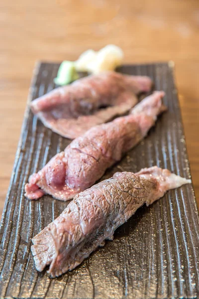 Wagyu beef sushi — Stock Photo, Image