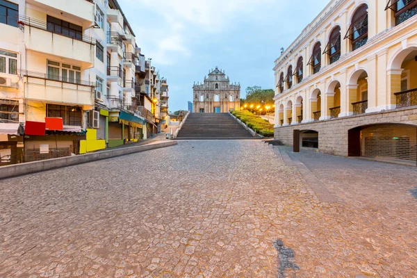 Macau Ruins of St. Pauls — Stock Photo, Image