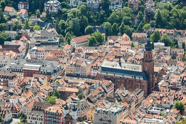 Vista su Heidelberg in estate — Foto Stock