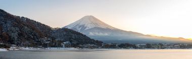 Mountain Fuji and Kawaguchiko clipart