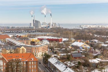 Copenhagen havadan görünümü