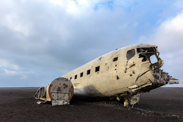 Wreck of military plane — Stock Photo, Image