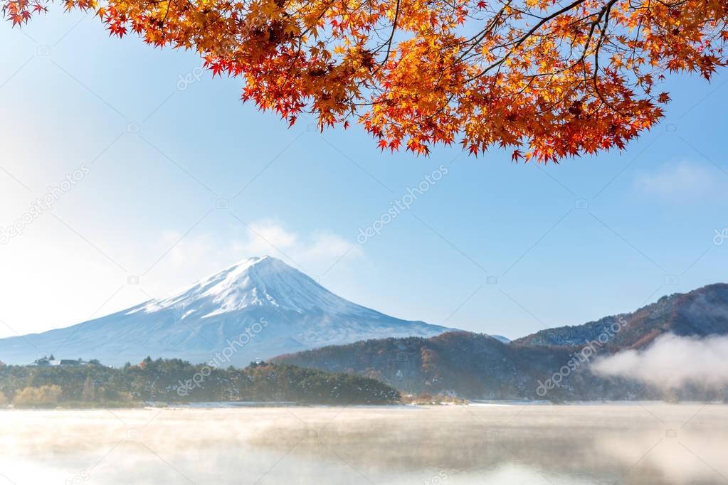 mountain Fuji in autumn