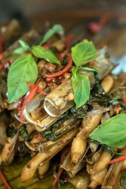 Deniz tarağı ustura kabuğu