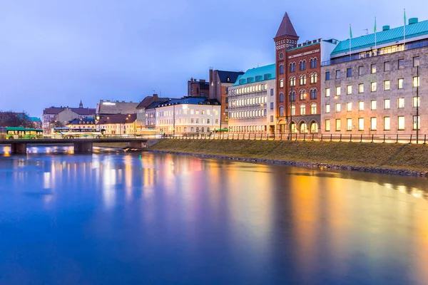 Malmo Cityscape baixa — Fotografia de Stock